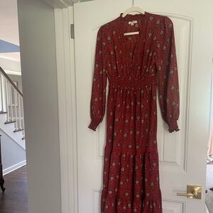 Max Studio red maxi dress